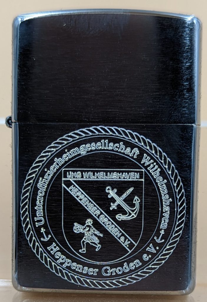 Zippo Feuerzeug der UHG Wilhelmshaven Heppenser Groden e.V.