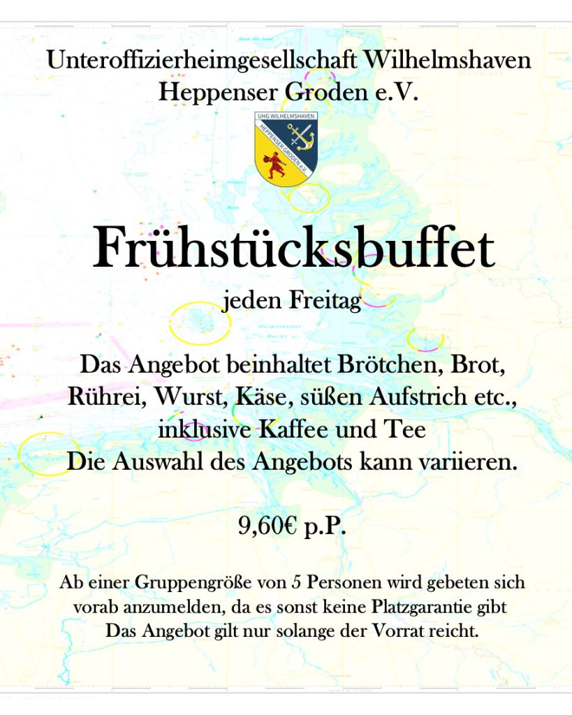 UHG Wilhelmshaven Frühstücksbuffet 2024-08-08