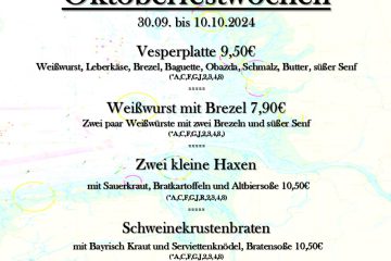 UHG Wilhelmshaven Oktoberfestwochen 2024